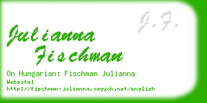julianna fischman business card
